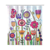 Perdea de dus multicolora din poliester Full Bloom Rollin Art Wenko